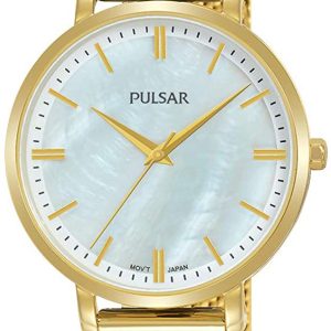 Pulsar Classic Damklocka PH8462X1 Vit/Gulguldtonat stål Ø33 mm