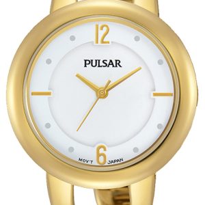 Pulsar Damklocka PH8206X1 Dress Vit/Gulguldtonat stål Ø33 mm