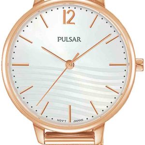 Pulsar Damklocka PH8486X1 Silverfärgad/Roséguldstonat stål Ø32 mm