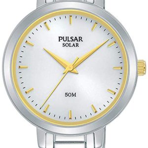 Pulsar Damklocka PY5073X1 Vit/Gulguldtonat stål Ø31 mm