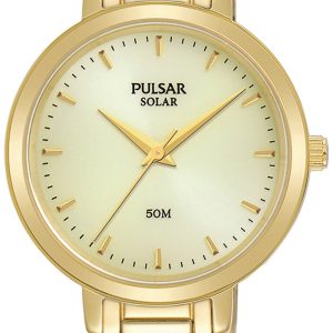 Pulsar Damklocka PY5074X1 Vit/Gulguldtonat stål Ø31 mm