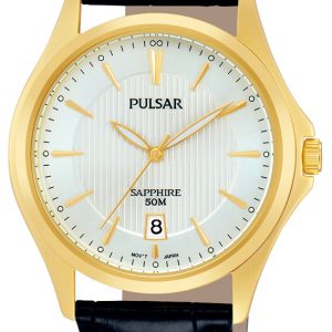 Pulsar Dress Herrklocka PS9386X1 Silverfärgad/Läder Ø41 mm