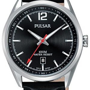 Pulsar Dress Herrklocka PS9519X1 Svart/Läder Ø42 mm