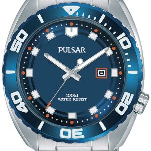 Pulsar Herrklocka PG8281X1 Sport Blå/Stål Ø45 mm