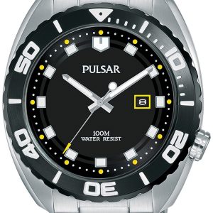 Pulsar Herrklocka PG8283X1 Sport Svart/Stål Ø45 mm