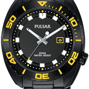 Pulsar Herrklocka PG8285X1 Svart/Stål Ø46 mm