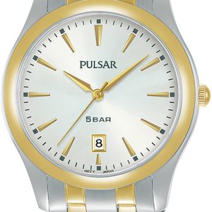 Pulsar Herrklocka PG8314X1 Classic Vit/Gulguldtonat stål Ø38 mm