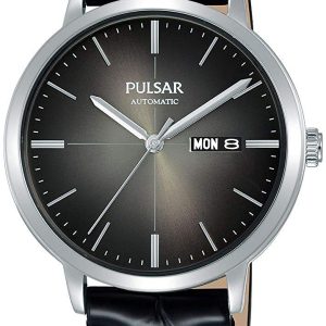 Pulsar Herrklocka PL4045X1 Svart/Läder Ø42 mm