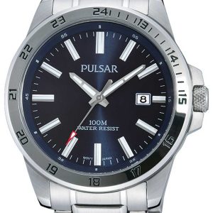 Pulsar Herrklocka PS9331X1 Dress Blå/Stål Ø43 mm