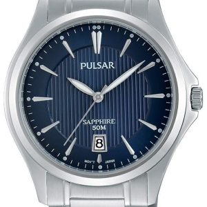 Pulsar Herrklocka PS9385X1 Blå/Stål Ø41 mm