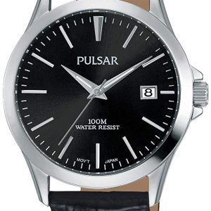 Pulsar Herrklocka PS9457X1 Classic Svart/Läder Ø38 mm