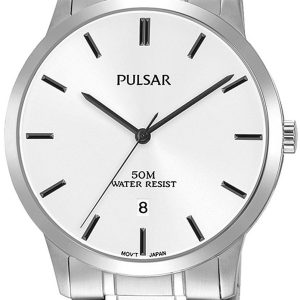 Pulsar Herrklocka PS9525X1 Vit/Stål Ø41 mm