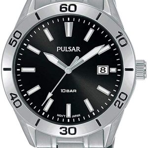 Pulsar Herrklocka PS9647X1 Classic Svart/Stål Ø45 mm