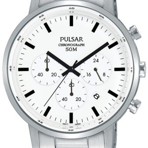 Pulsar Herrklocka PT3883X1 Sport Vit/Stål Ø42 mm