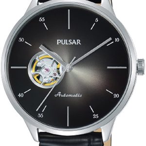 Pulsar Herrklocka PU7023X1 Svart/Läder Ø43 mm