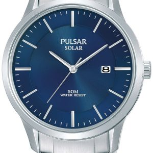 Pulsar Herrklocka PX3159X1 Solar Blå/Stål Ø40 mm