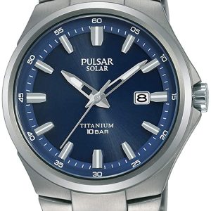 Pulsar Herrklocka PX3211X1 Blå/Titan Ø39 mm