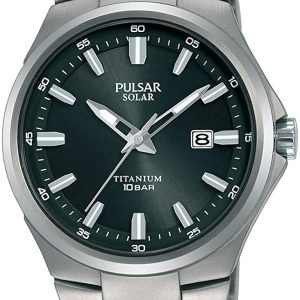 Pulsar Herrklocka PX3213X1 Svart/Titan Ø39 mm