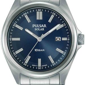 Pulsar Herrklocka PX3229X1 Blå/Stål Ø40 mm