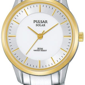 Pulsar Solar Damklocka PY5040X1 Silverfärgad/Stål Ø29 mm