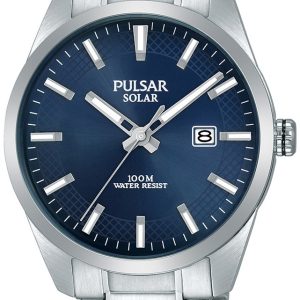 Pulsar Solar Herrklocka PX3181X1 Blå/Stål Ø40 mm