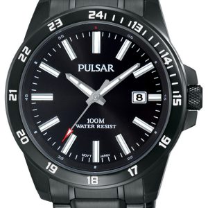 Pulsar Sport Herrklocka PS9461X1 Svart/Stål Ø43 mm