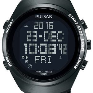 Pulsar X Herrklocka PQ2057X1 LCD/Stål Ø46 mm