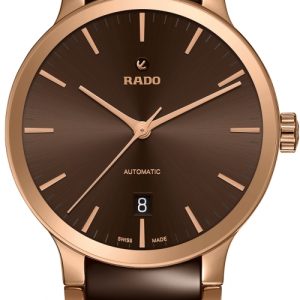 Rado Centrix Herrklocka R30036302 Brun/Roséguldstonat stål Ø38 mm