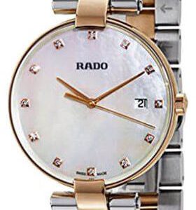 Rado Damklocka R22853924 Coupole Vit/Roséguldstonat stål Ø36 mm