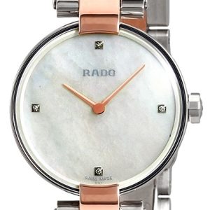 Rado Damklocka R22854913 Coupole Silverfärgad/Roséguldstonat stål