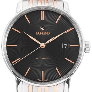 Rado Damklocka R22860163 Coupole Svart/Roséguldstonat stål Ø34 mm