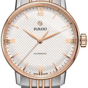 Rado Damklocka R22862067 Coupole Vit/Roséguldstonat stål Ø32 mm