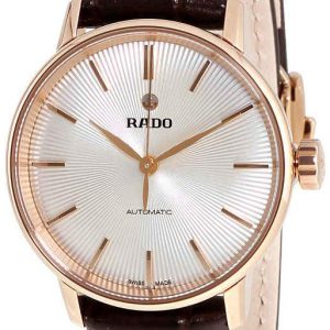 Rado Damklocka R22865115 Coupole Silverfärgad/Läder Ø32 mm