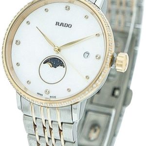 Rado Damklocka R22882923 Coupole Vit/Roséguldstonat stål Ø34 mm