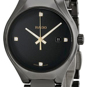 Rado Damklocka R27059712 True Svart/Keramik Ø30 mm