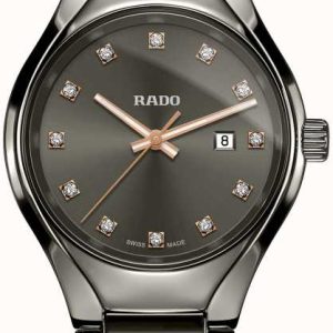 Rado Damklocka R27060732 True Grå/Keramik Ø40 mm