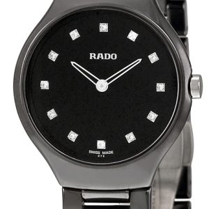 Rado Damklocka R27742732 True Svart/Keramik Ø30 mm