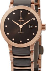 Rado Damklocka R30183752 Centrix Brun/Roséguldstonat stål Ø28 mm