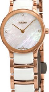 Rado Damklocka R30186902 Centrix Vit/Roséguldstonat stål Ø23 mm