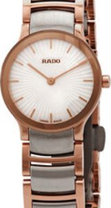 Rado Damklocka R30186923 Centrix Vit/Roséguldstonat stål Ø23 mm