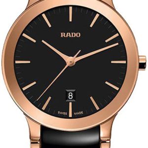 Rado Damklocka R30555172 Centrix Svart/Roséguldstonat stål Ø28 mm