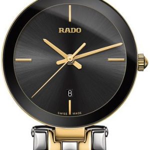 Rado Damklocka R48871153 Florence Svart/Gulguldtonat stål Ø28 mm