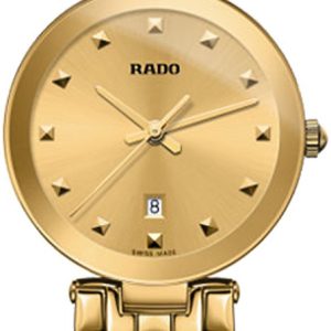 Rado Damklocka R48872263 Florence Gulguldstonad/Gulguldtonat stål