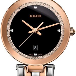 Rado Damklocka R48873173 Florence Svart/Roséguldstonat stål Ø28 mm