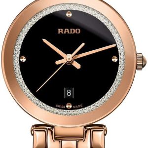 Rado Damklocka R48873183 Florence Svart/Roséguldstonat stål Ø28 mm