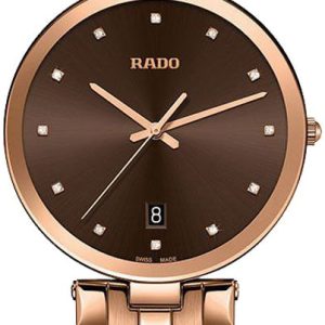 Rado Damklocka R48893743 Florence Brun/Roséguldstonat stål Ø28 mm