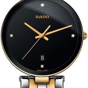 Rado Florence Herrklocka R48867713 Svart/Gulguldtonat stål Ø38 mm