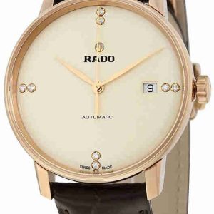 Rado Herrklocka R22861765 Coupole Antikvit/Läder Ø38 mm