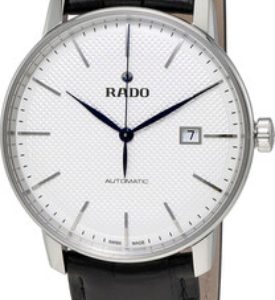 Rado Herrklocka R22876015 Coupole Vit/Läder Ø41 mm