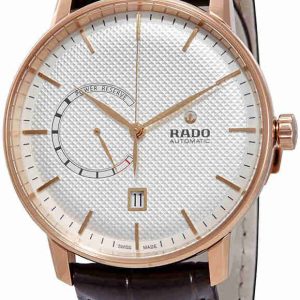 Rado Herrklocka R22879025 Coupole Silverfärgad/Läder Ø41 mm